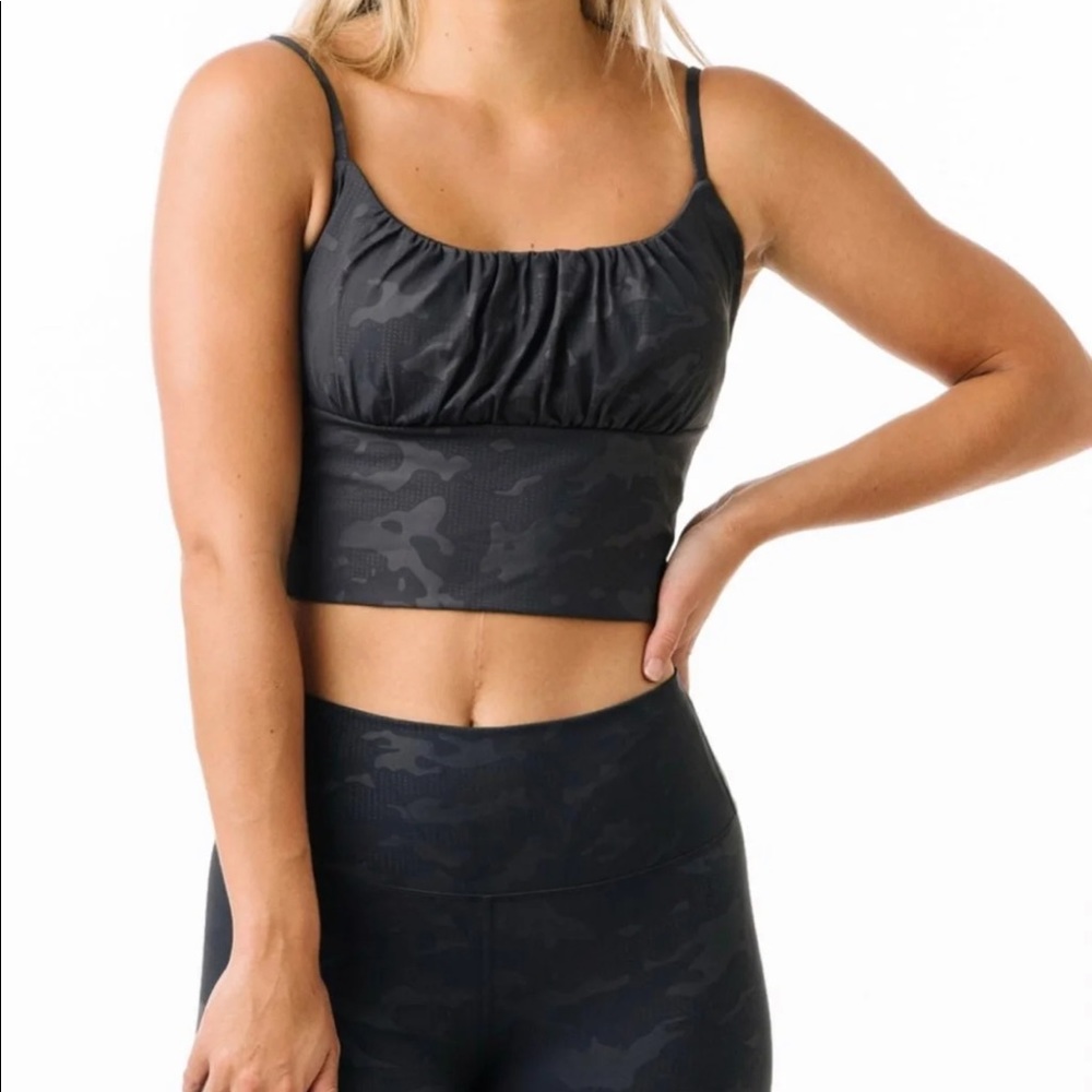 Zyia grey battleship camo bra M